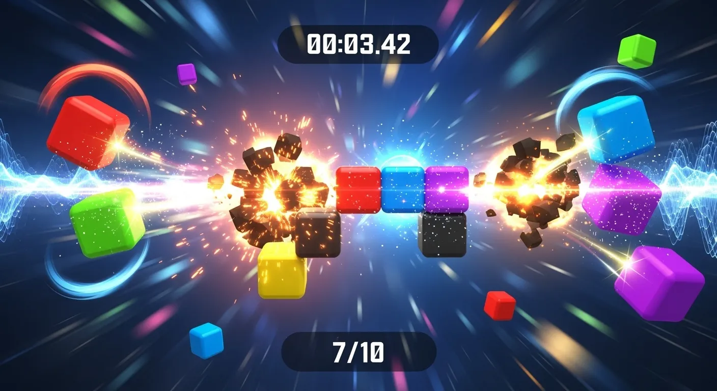 タイムアタック3D立方体ゲーム